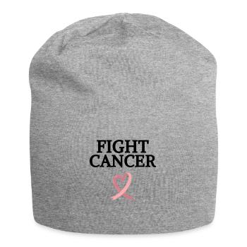 FIGHT CANCER - Jersey Beanie - heather grey - Front