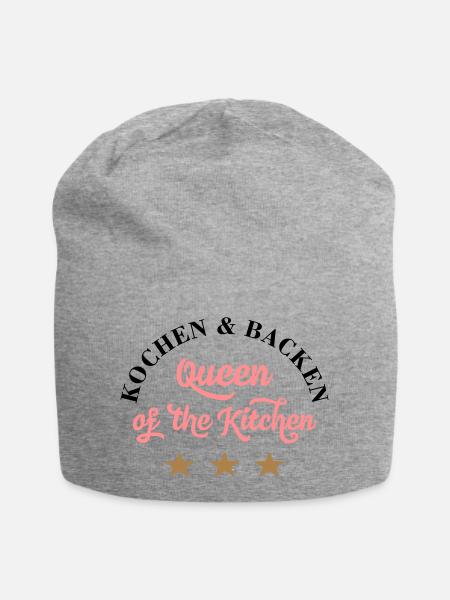 kochen - Jersey-Beanie - Grau meliert