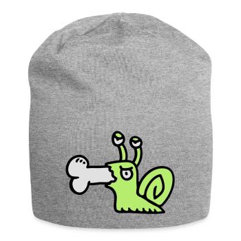 Carnivore ver 3 - Bonnet en jersey - gris chiné - Devant
