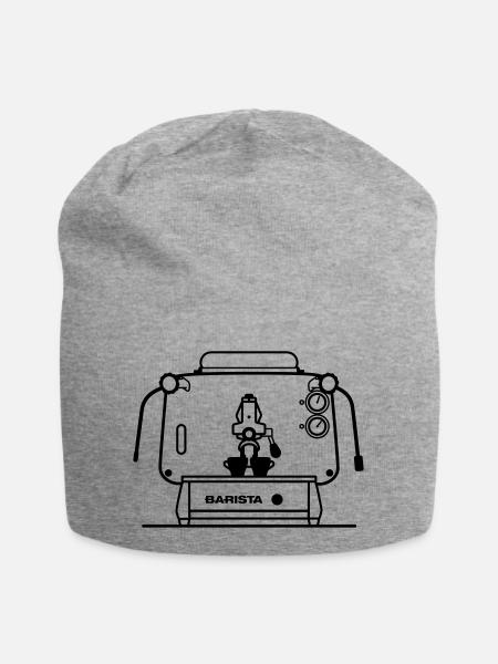 Barista Faema E61 - Jersey-Beanie - Grau meliert
