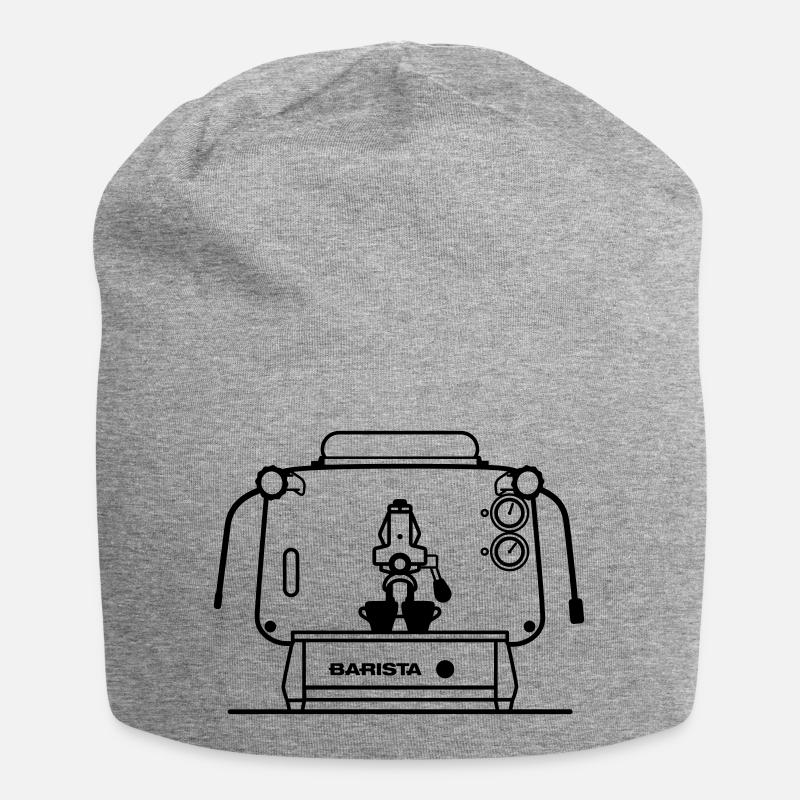 Barista Faema E61 - Jersey-Beanie - Grau meliert