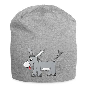 ass - Jersey Beanie - heather grey - Front