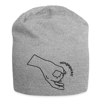 ZACK - Reingeguckt! - Jersey-Beanie - Grau meliert - Vorne