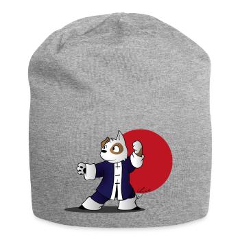 Kung Fu - Jersey-Beanie - Grau meliert - Vorne