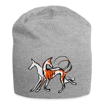 podi_duo - Jersey Beanie - heather grey - Front
