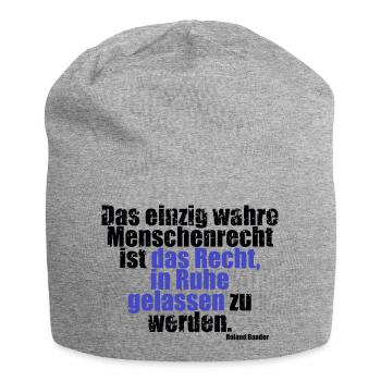 Menschenrecht Baader Zita - Jersey-Beanie - Grau meliert - Vorne