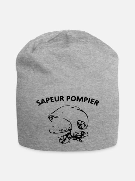 sapeur pompier casque F1 - Bonnet en jersey - gris chiné