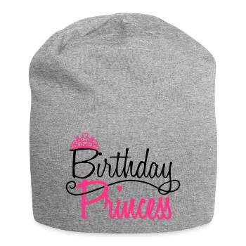 princess prinzessin krone koenigin girl maedchen p - Jersey-Beanie - Grau meliert - Vorne