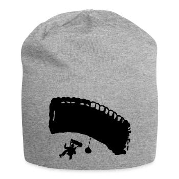Fallschirm - Jersey-Beanie - Grau meliert - Vorne