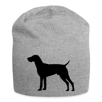 German Shorthaired Pointer - Jersey Beanie - heather grey - Front
