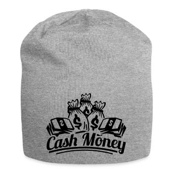 cash_money_te1 - Bonnet en jersey - gris chiné - Devant