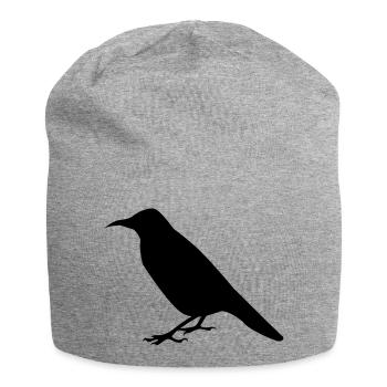 corbeau crow - Bonnet en jersey - gris chiné - Devant