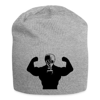Muscles Body Builders masque à gaz Protection conc - Bonnet en jersey - gris chiné - Devant