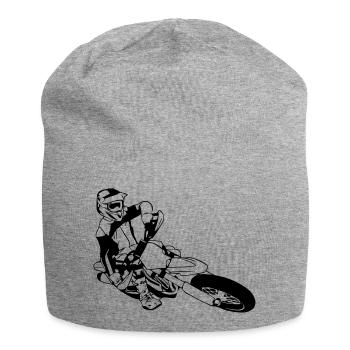 Supermoto Racing - Jersey-Beanie - Grau meliert - Vorne
