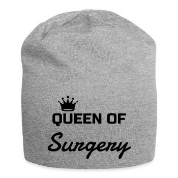 Arzt / Medizin / Chirurg / Chirurgie - Jersey-Beanie - Grau meliert - Vorne