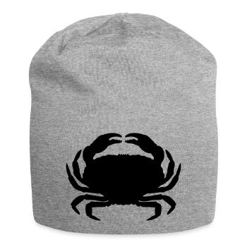 Krabbe - Jersey-Beanie - Grau meliert - Vorne