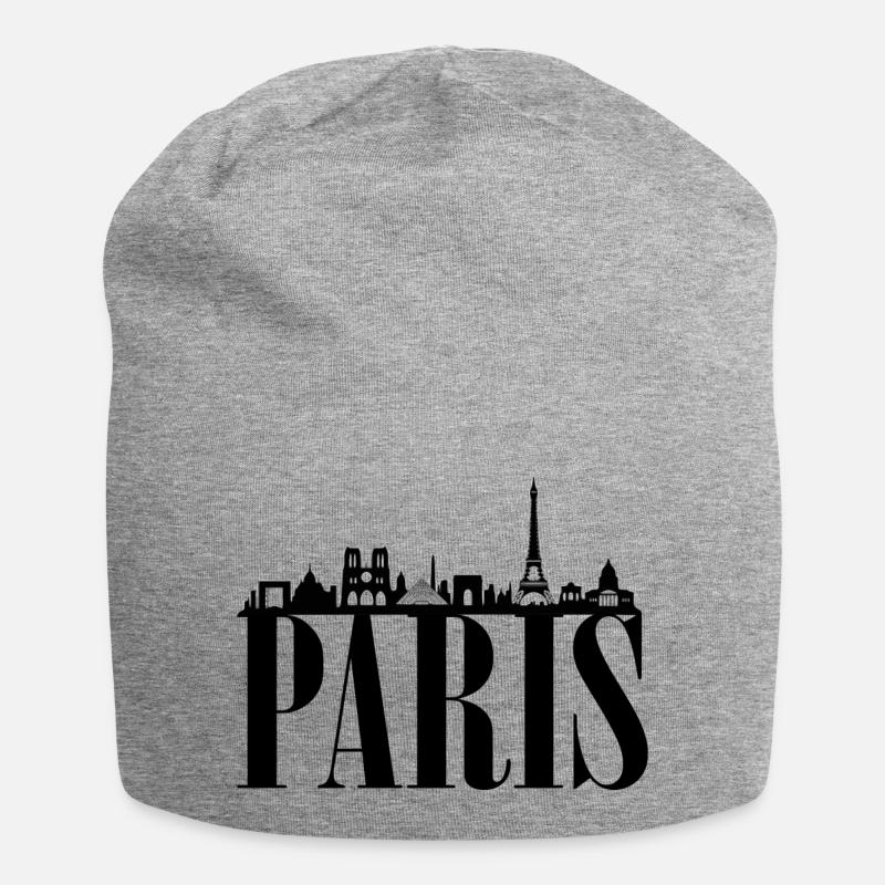 Paris - Jersey Beanie - heather grey