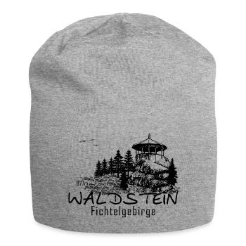Waldstein im Fichtelgebirge - Jersey-Beanie - Grau meliert - Vorne