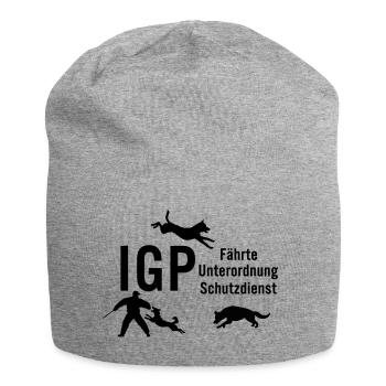 IGP Hundesport - Black - Jersey-Beanie - Grau meliert - Vorne