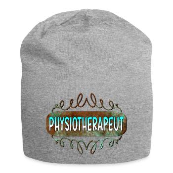 Physiotherapeut - Jersey-Beanie - Grau meliert - Vorne