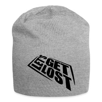 Lets Get Lost - Jersey Beanie - heather grey - Front