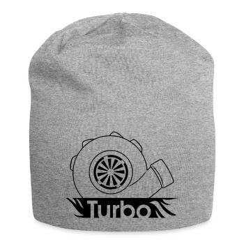Turbo - Jersey Beanie - heather grey - Front