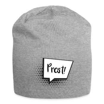 Prost Sprechblase - Jersey-Beanie - Grau meliert - Vorne
