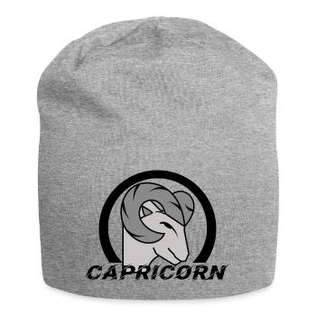 Capricorne Zodiaque Ésotérique Dicton Horoscope - Bonnet en jersey - gris chiné - Devant