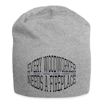 amateurs syndicat charpentier tshirts idée cadeau - Bonnet en jersey - gris chiné - Devant