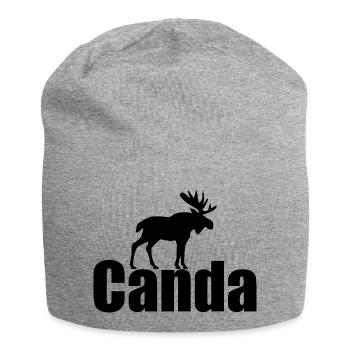 Canada - Bonnet en jersey - gris chiné - Devant