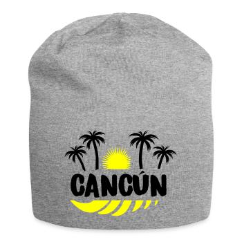 Cancun - Jersey Beanie - heather grey - Front