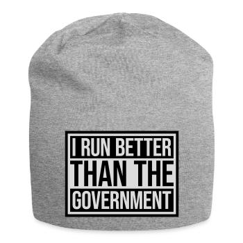 mieux fonctionner que le gouvernement - Bonnet en jersey - gris chiné - Devant