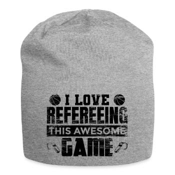 Basketball Schiri - Jersey-Beanie - Grau meliert - Vorne