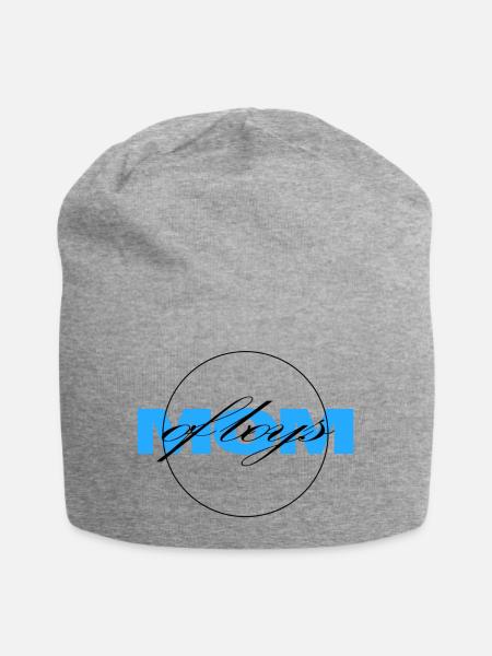 MOM OF BOYS - Jersey-Beanie - Grau meliert