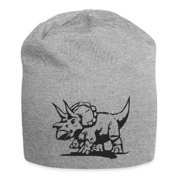 Triceratops - Jersey Beanie - heather grey - Front