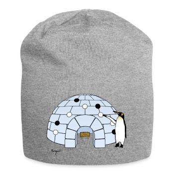 Iglo Go - Bonnet en jersey - gris chiné - Devant