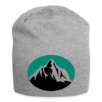 Montagne - Bonnet en jersey - gris chiné - Devant