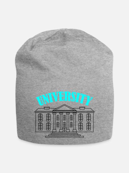 University - Jersey-Beanie - grå meleret
