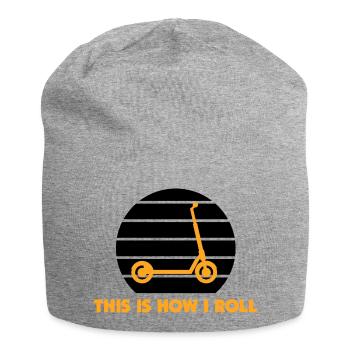 E-Scooter Scooter - Jersey Beanie - heather grey - Front