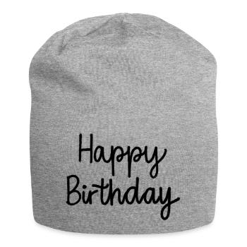 Birthday Bliss - Jersey Beanie - heather grey - Front