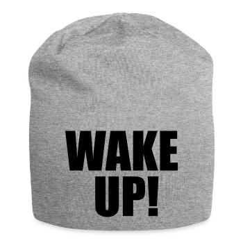 Wake UP! - Bonnet en jersey - gris chiné - Devant