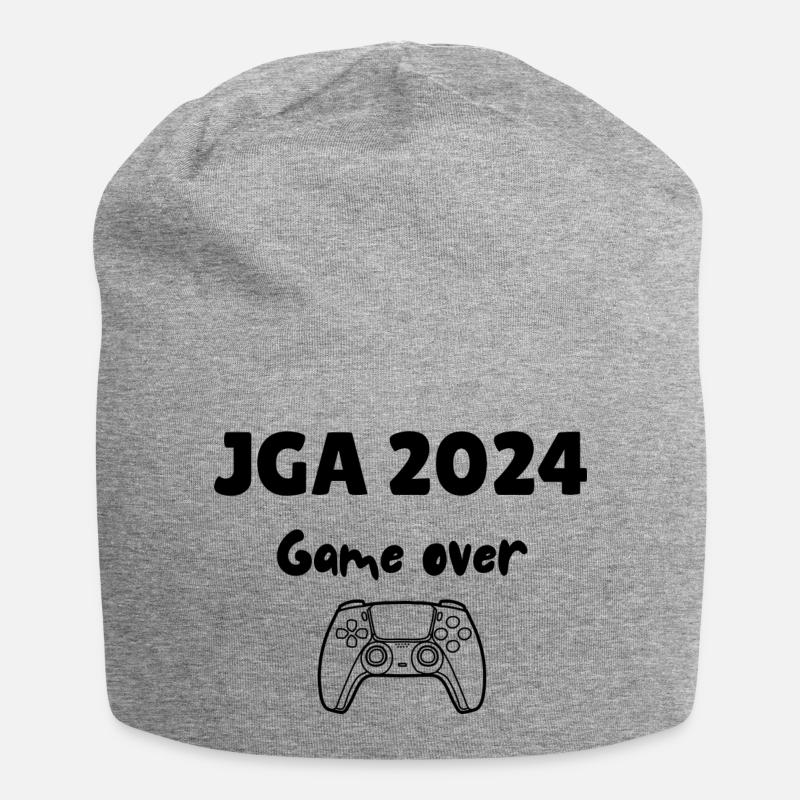 Junggesellenabschied - Jersey-Beanie - Grau meliert