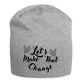 Apportez ce changement - Bonnet en jersey - gris chiné - Devant