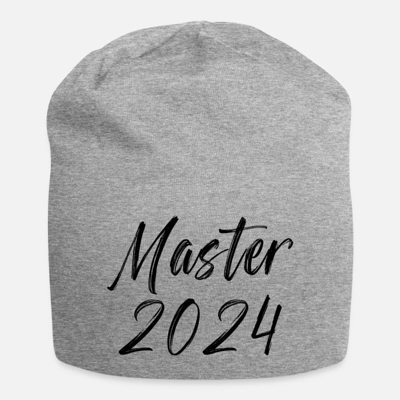 Master 2024 - Jersey-Beanie - Grau meliert
