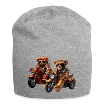 Les excursions à moto sont amusantes - Bonnet en jersey - gris chiné - Devant