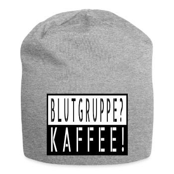 kaffee tasse coffeeshop witzig geek - Jersey-Beanie - Grau meliert - Vorne