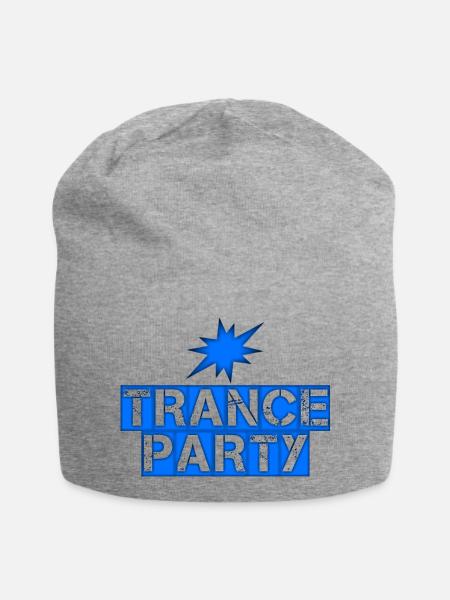 Trance Party - Jersey-Beanie - Grau meliert