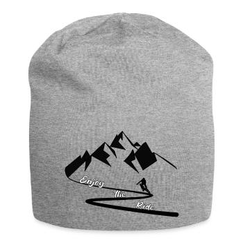 Enjoy the ride - Jersey Beanie - heather grey - Front