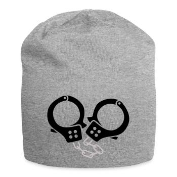 Menottes 2 - Bonnet en jersey - gris chiné - Devant