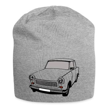  ,Trabi , RDA, Voiture, RDA, Allemagne de l’Est - Bonnet en jersey - gris chiné - Devant